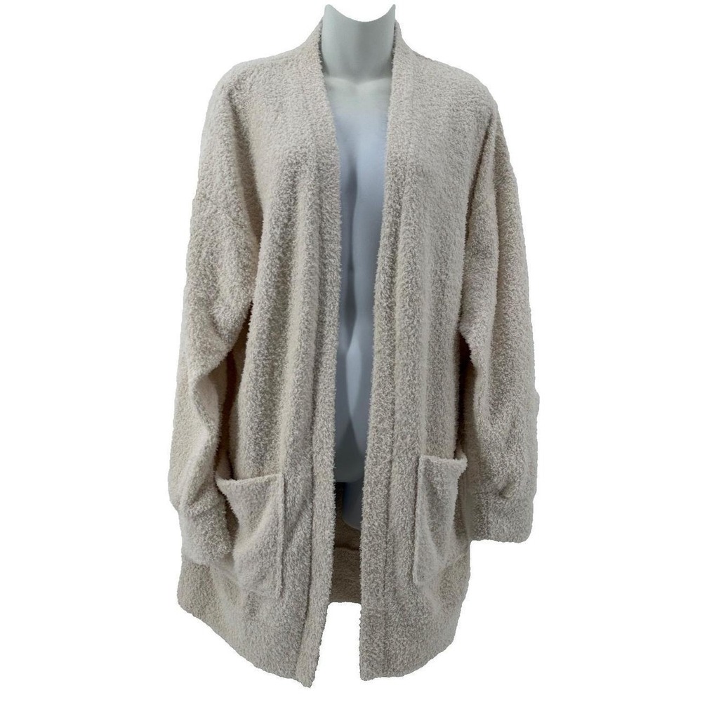Steve Madden Open Front Cardigan Loungewear Cream Women's Small NWT